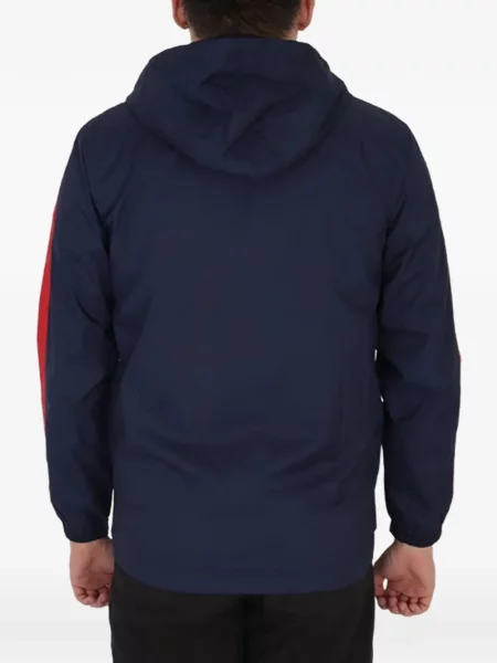 Geacă Puma cu glugă cu imagine albastru