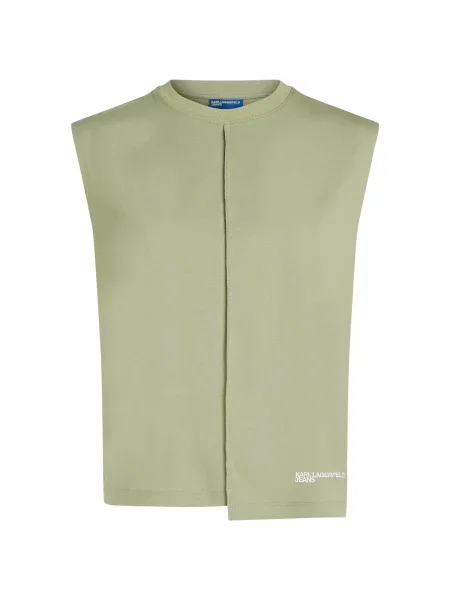 KARL LAGERFELD JEANS Top deschis verde
