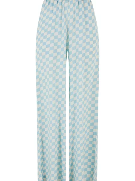 Urban Classics Pantaloni Resort albastru alb