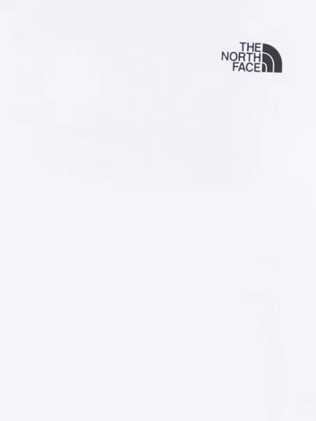 Scurt tricou The North Face alb