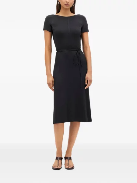 Rochie midi Another Tomorrow negru