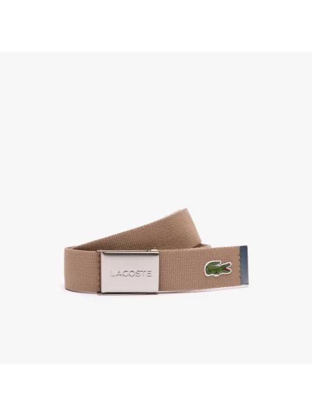 Lacoste ремінь Made In France бежевий