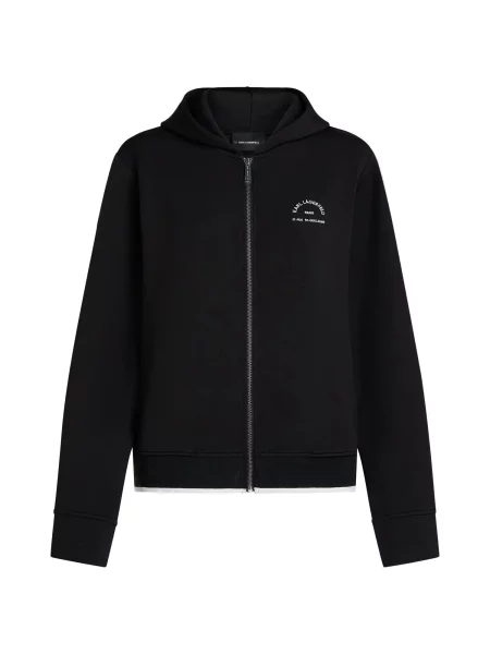 Karl Lagerfeld Hanorac Rue St-Guillaume negru alb