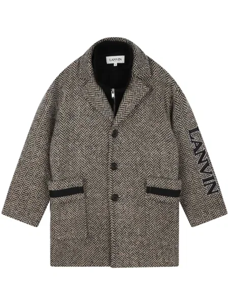 Płaszcz dziecięcy Lanvin Enfant czarny