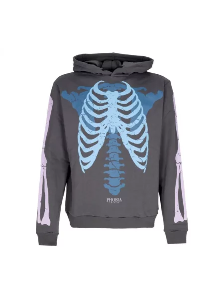 Bluza z kapturem Phobia Archive szara