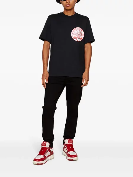 Tricou Amiri cu imagine negru