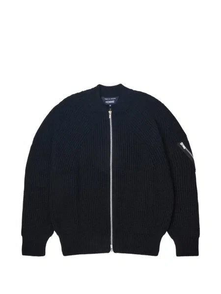 Cardigan Comme Des Garçons Homme tricotate negru