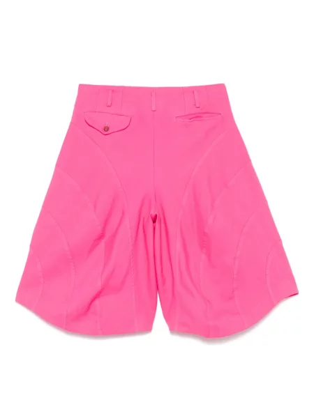 Pantaloni scurți Comme Des Garcons Homme Plus din țesătură twill roz