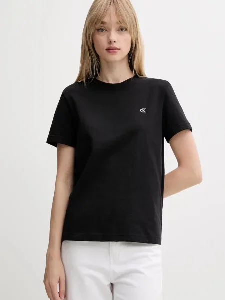 Kratka majica Calvin Klein Jeans črna