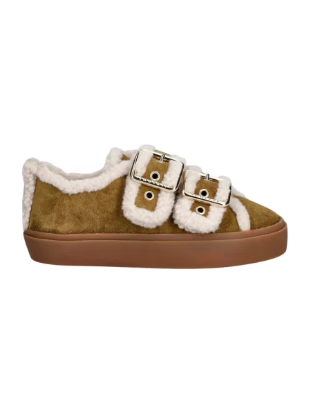 Sneakersy Inuikii na rzep wełniane zielone