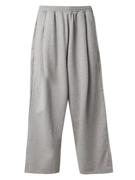 ADIDAS ORIGINALS Pantaloni ADIBREAK gri deschis alb