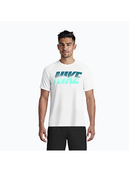 Tricou pentru bărbați Nike Hydroguard Ocean Merge white alb
