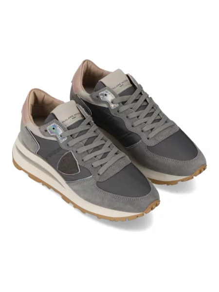 Buty do biegania Philippe Model skórzane do biegania szare