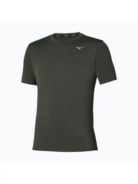 Tricou de alergare pentru bărbați Mizuno Core Impulse Short Sleeve Tee forest night
