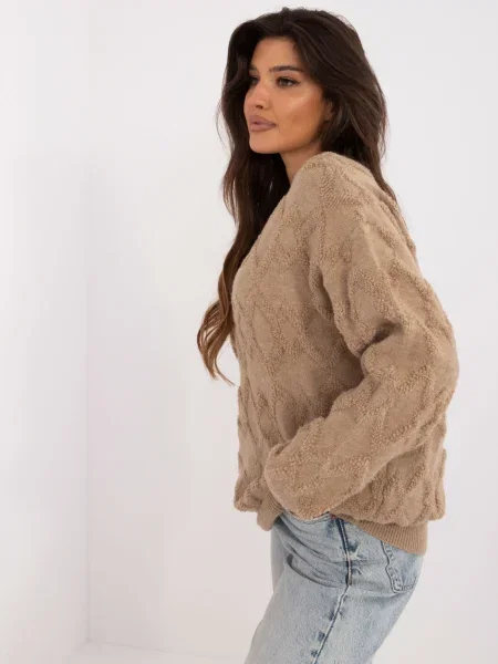 Pulover Fashionhunters bej