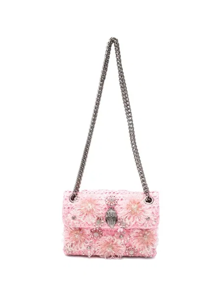 Body Kurt Geiger London cu model floral cu aplicații roz