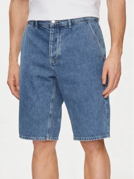 Jeans kratke hlače United Colors Of Benetton modra