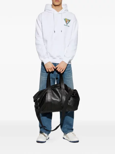 Τένις hoodie Casablanca με κέντημα λευκό