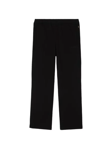 Pantaloni Burberry alergare cu autograf negru