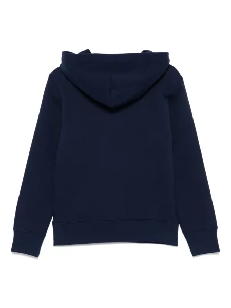 Bluza z kapturem dziecięca Polo Ralph Lauren niebieska