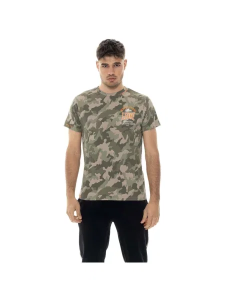 Scurt tricou Leone 1947 cu mâneci scurte verde