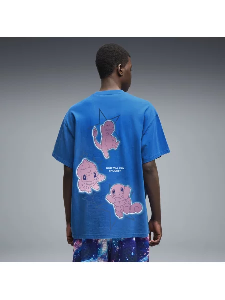 Koszulka PUMA x POKÉMON o kroju oversize Odzież S niebieski