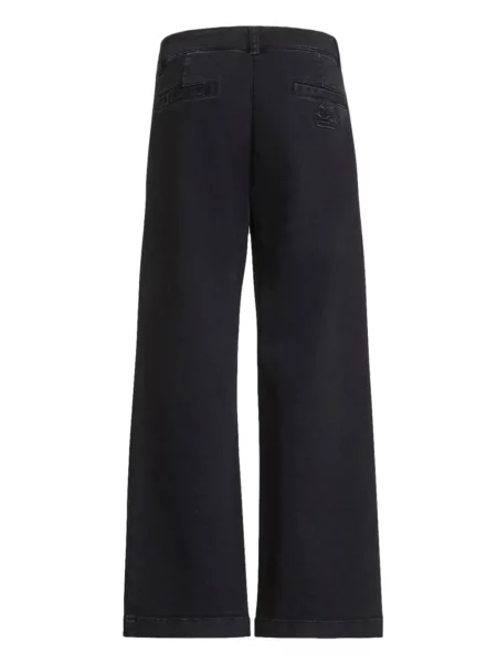 Jeansy straight leg dziecięce Etro czarne