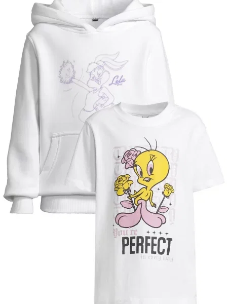 Dětska mikina Mister Tee bílá