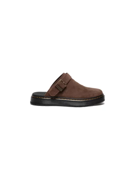 Klapki mules Dr. Martens brązowe