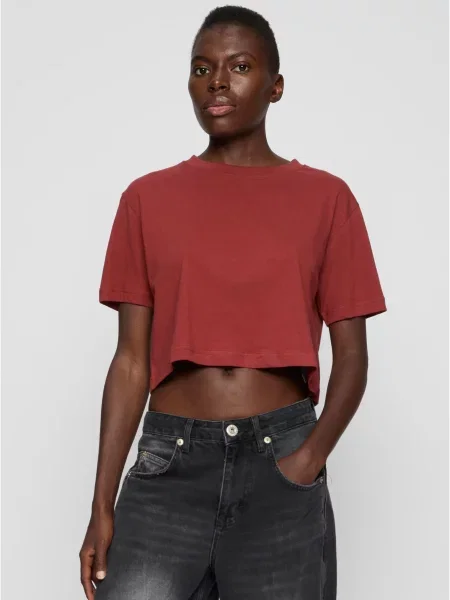 Krótka koszulka Urban Classics biała