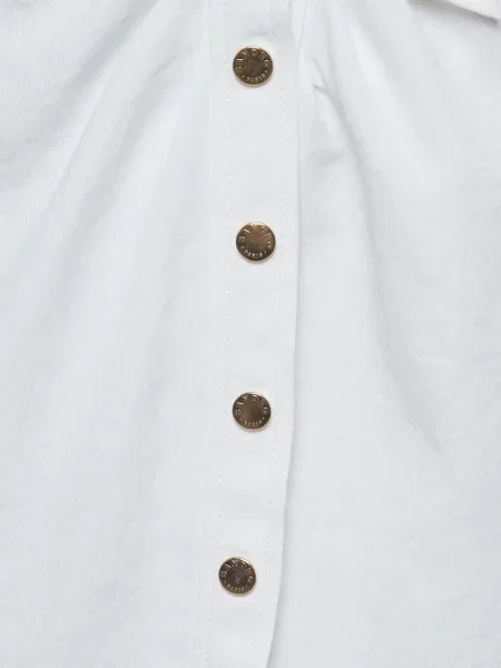 Rochie tip cămașă Sandro alb