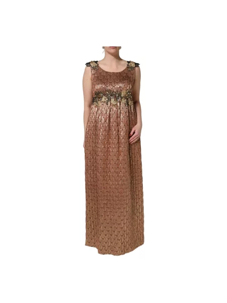 Sukienka wieczorowa Dolce And Gabbana brązowa
