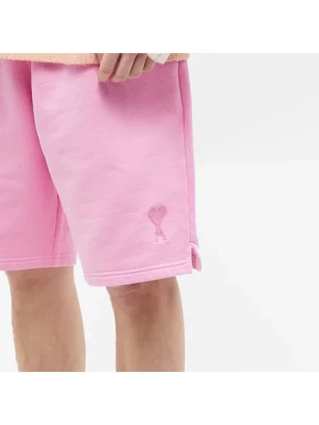 Małe szorty Ami Paris w serca różowe