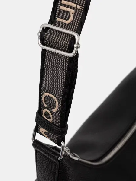 Calvin Klein Táska Webbing Strap Md Shoulder Bag fekete