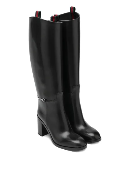 Botine Gucci din piele negru
