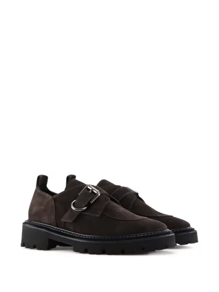 Pantofi loafer Notabene cu cataramă maro