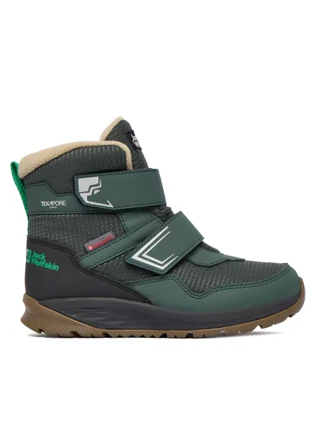 Snehule Jack Wolfskin Polar Bear B Texapore Mid VC K Ružová zelená