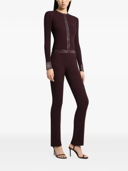 Cardigan Courreges tricotate roșu
