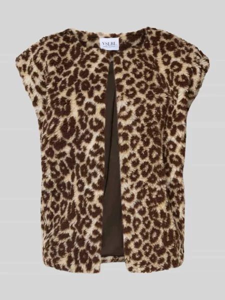 Kamizelka z polaru ze zwierzęcym wzorem model ‘JOY’ Villa Sophie