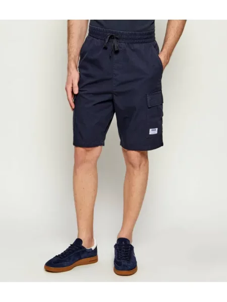 Hugo Blue Pantaloni scurți | Relaxed fit albastru