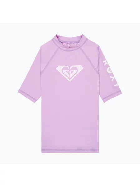 Детска тениска за плуване ROXY Whole Hearted crocus petal виолетово