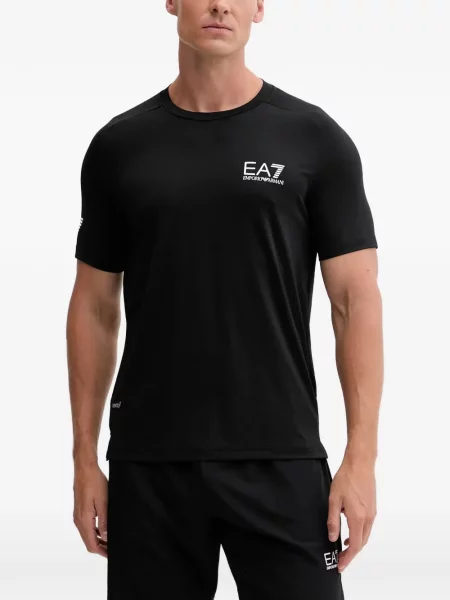 Tricou Ea7 Emporio Armani cu autograf negru
