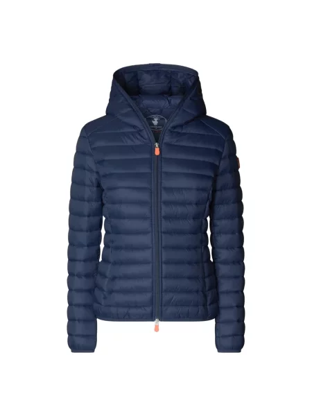 Kurtka Save The Duck w kwiatki niebieska