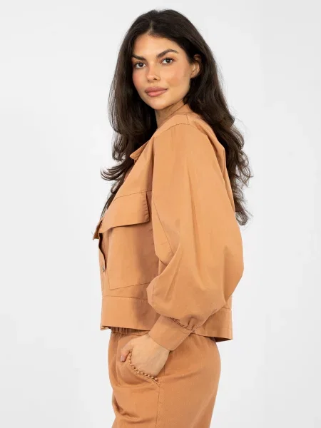 Parka Rue Paris brązowa