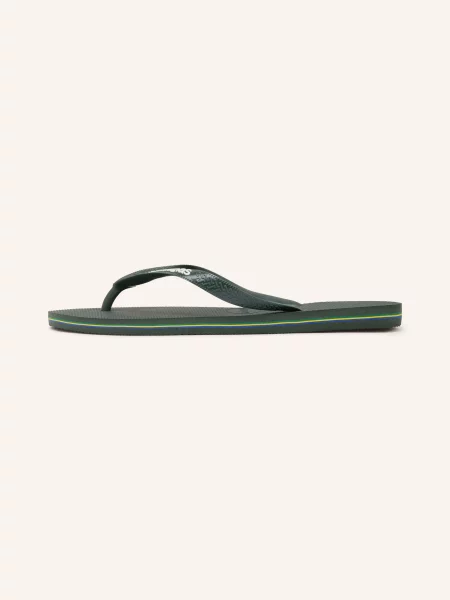 Sneakersy Havaianas z logo zielone