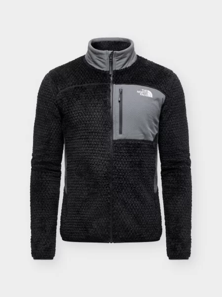 THE NORTH FACE Funkčná flisová bunda ALPEDGE antracitová / melírovaná sivá