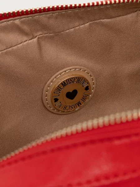 Кожаная сумка Love Moschino