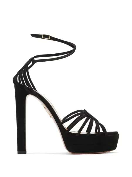 Sandale Aquazzura cu platformă negru