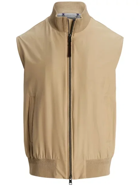 Vestă Ralph Lauren Purple Label de mătase violet