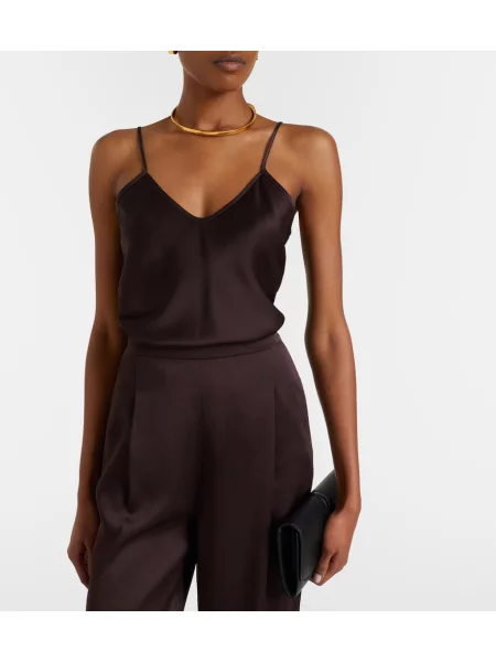 Maiou Max Mara din satin maro